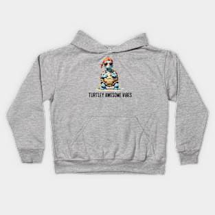 Turtley Awesome Vibes Minimal Kids Hoodie